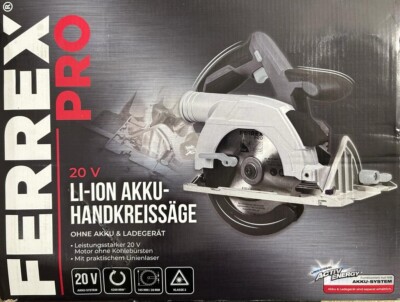 FERREX PRO 20 V LI-ION AKKU HANDKREISSÄGE***NEU&OVP***