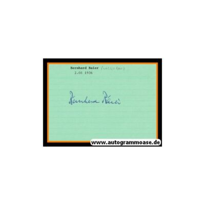 Autograph water polo | Bernhard Baier (1936 OS silver)