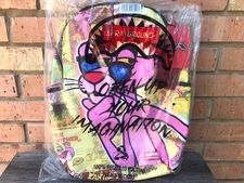 Sprayground PINK PANTHER DIAMOND SHADES BACKPACK Velour Laptop Compartment Fabri