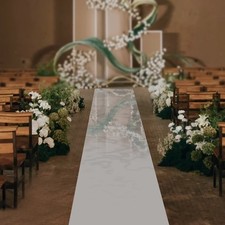 65 3ft Aisle Runner Mirror Rug,Double Sided Carpet Wedding Decoration Mirror Rug