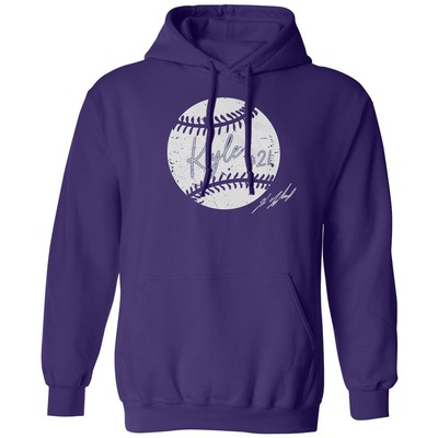 Kyle Freeland 21 Baseball Ball Design - Colorado Fans Unisex Hooded Sweatshirt