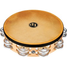 LP Pro Double Row Headed Tambourine 10 in. Aluminum