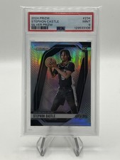 STEPHON CASTLE 2024 Panini Prizm SILVER RC #234 PSA 9 Spurs
