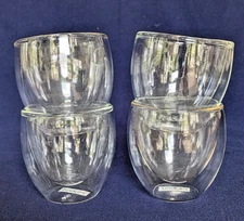 Bodum Pavina Double-Wall Insulate Glass 2.5 oz - Set of 4