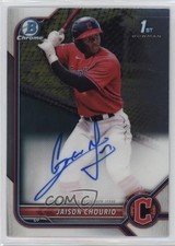 2022 Bowman Chrome Prospect Jaison Chourio #CPA-JCO Auto 1cc7