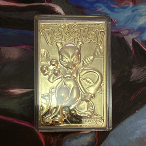 pokemon 23k gold-plated trading card limited edition - mewtwo Pokemon TCG Mewtwo #150 23
