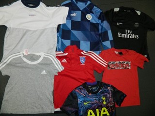 Boys Adidas Sportswear T Shirts Age 7/8 Years Slim Fit USED Condition
