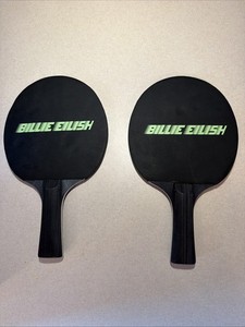 Billie Eilish Limited Edition Ping Pong Paddles Set of 2 Brand New