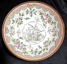 ANTIQUE 19th Century Famille Rose Porcelain Bowl Chinese Daoguang Mark 10" EXC