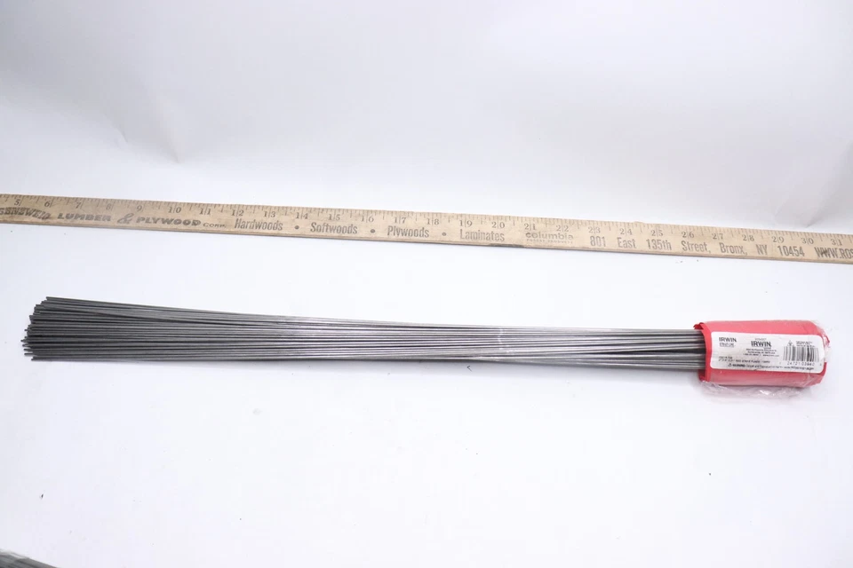 (100-Pk) Banderas de estaca de marcado Irwin rojas 2,5" x 3,5" x 21" 203420 Foto 3 de 3