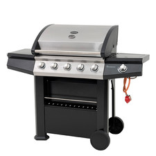 Lifestyle BBQ Dominica 5 burner with side Burner Propane Calor Gas Barbecue oven