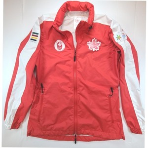 Hudson's Bay Team Canada Lima 2019 Pan Am Games Women S Red Windbreaker Jacket