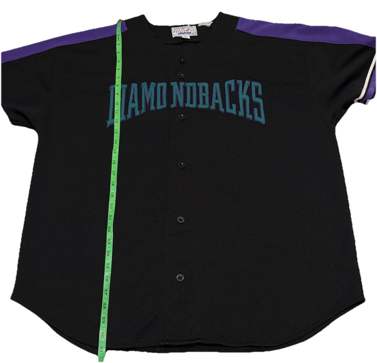 AH MURDERZ × STARTER BASEBALL SHIRT Vintage Starter MLB Mens XL Arizona Diamondbacks Travis Lee