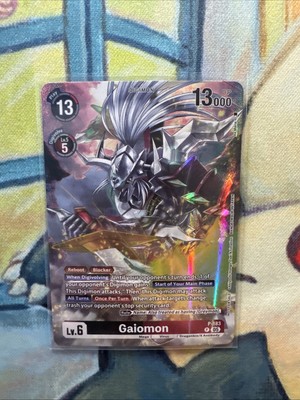 Gaiomon Alt Art P-183 P WORLD CONVERGENCE Digimon Card English NM