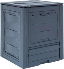 Contenitore per Compostaggio Da Giardino - Compostiera Con Accesso Frontale, in 