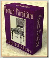 FRENCH FURNITURE 11 Vintage Books on CD Louis...