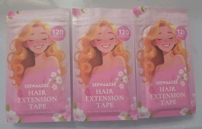 Seewaazee Hair Extension Tape 3 Pack New