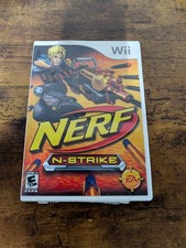 NINTENDO WII NERF N-STRIKE COMPLETE GAME WITH MANUAL