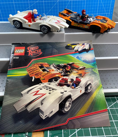 LEGO SPEED RACER 8158: Speed Racer And Snake Oiler W/ Instructions. RETIRED.