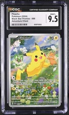 CGC 9.5 Mint+ Pikachu 088 Sv: Scarlet & Violet Promo Cards Holo