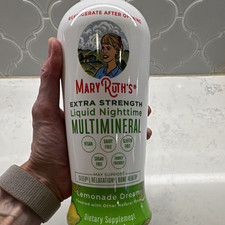 MaryRuth's Extra Strength Liquid Nighttime Multimineral Lemonade Dream 12/2026