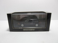 1/43 scale diecast model car, Minichamps, Volvo 480 ES, 1986, black, model car