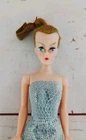 Vintage 1950s Hong Kong Bild Lilli Barbie Clone Doll 7-8" Strapless Lace Dress