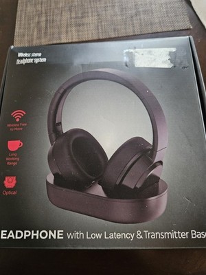 Wireless Headphones for TV Headphones Wireless for Seniors, Multi-function Black