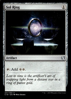 Commander 2019 #221 Sol Ring