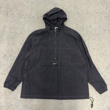 Vintage 90 s Nike White Tag Parka Coat Mens XL Embroidered Swoosh Windbreaker