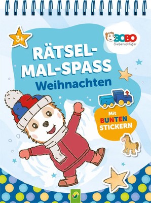 Bobo Siebenschläfer Rätsel-Mal-Spaß Weihnachten. Für Kinder ab 3 Jahren Verlag