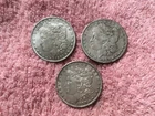 MORGAN SILVER DOLLAR COINS. LOT OF 3  CIRCULATED  DETAILS   PRE. 1921  LOT # 3