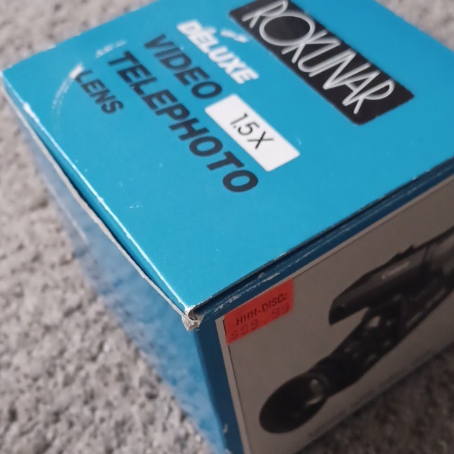 Rokunar 1.5x Deluxe Video Telephoto Lens w/ Case for Sony JVC RCA Hitachi