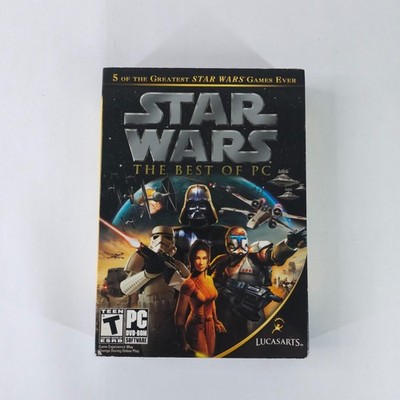Star Wars Best of PC DVD ROM Software Lucasarts New Sealed Battlefront KotR