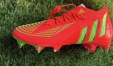 GW1016 Men  s 9 adidas Predator Edge.1 SG Soccer Cleats 'GAME DATA PACK  