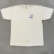 Vintage Intel Inside Shirt Mens XL White 90s Pentium 4 Processor Computer Tech