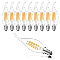 Led Kerzenlampe E14 Dimmbar 2700K C35 Pack 10