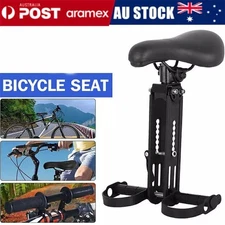 AU Bike Front Mounted Child Seat Kids Top Tube Bicycle Detachable Child Armrest