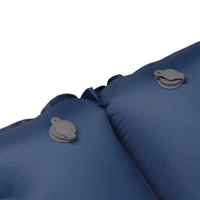 Double Inflatable Camping Sleeping Pads With Pillow Ergonomic Design Nylon C HOT