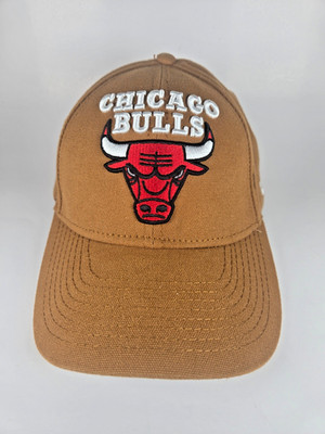 Ultra Game NBA Chicago Bulls Canvas Hat Cap Basketball Tobacco Brown