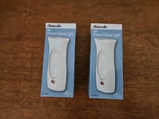 (2) Amerelle LED Emergency Home Power Failure Lights/Rechargeable Flashlight NEW