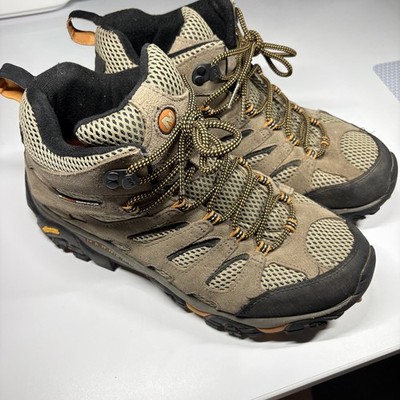 Merrell Men's Sz. 10 Walnut Continuum Vibram Waterproof Hiking Lace Boot J86593W