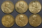 Lincoln Cents. Lot Of 6. 1956,57,58 P+D. Maybe Fine Or Better. Nice Starter Set
