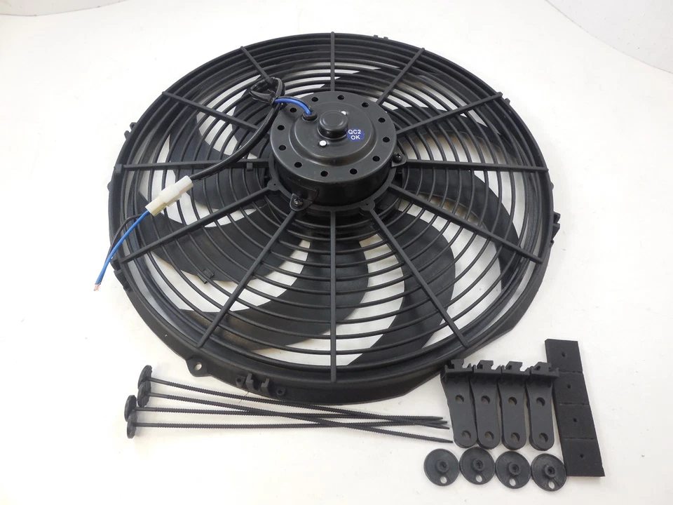 Ventilador de refrigeración universal Racing Power Company Racing Power R1016 16 con curvo Foto 3 de 4