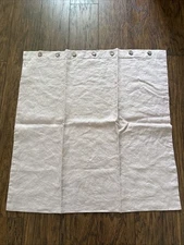 SIMPLE & OPULENCE EURO SHAM COVER 26 X 26 BLUSH PINK BUTTON CLOSURE LINEN WASHAB