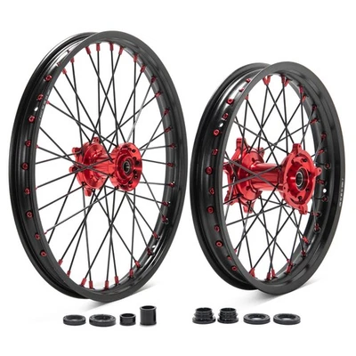 21"/18" CNC Wheels Set For Honda CRF250R CRF450R 14-25 CRF250RX CRF450RX 2019-UP - image 1 of 4