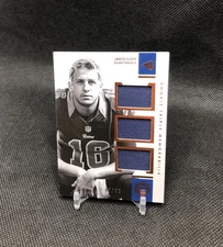 2016 Encased Jared Goff TRIPLE ROOKIE MEMORABILIA /49 SP Rookie Care No. 1 🐏 🦁