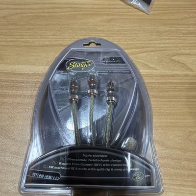 Stinger SBTY2M Bullet Car Stereo Amp Rca Y Splitter Adapter 2 Male 1 Female New