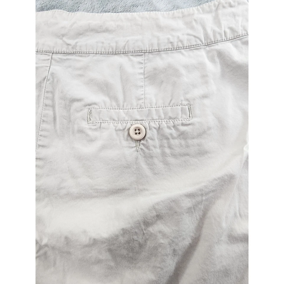 Style&Co Mid Rise Button Pocket Walking Shorts Size 12P Petite Tan Slit Hem - Image 4 of 4