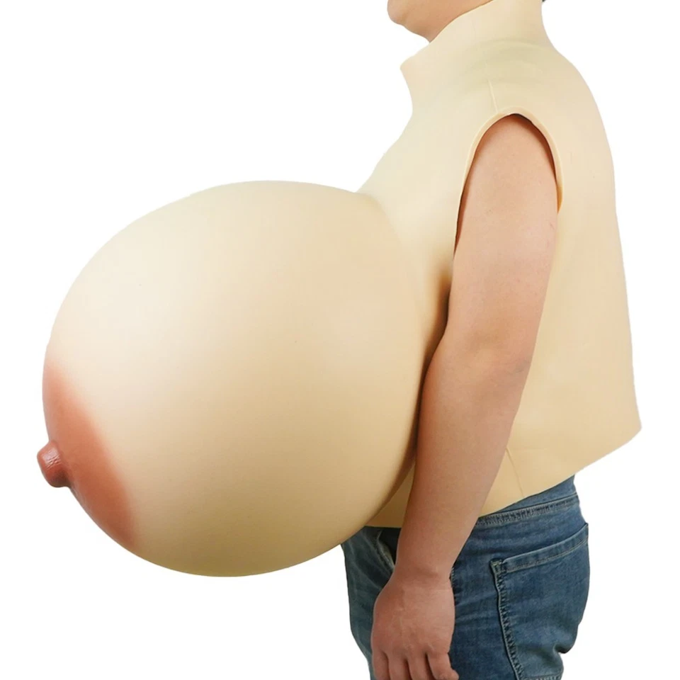 Silicone Breast Form Plate Fake Boobs Hight 230ZP Cup Crossdresser Transgender - Bild 3 von 4